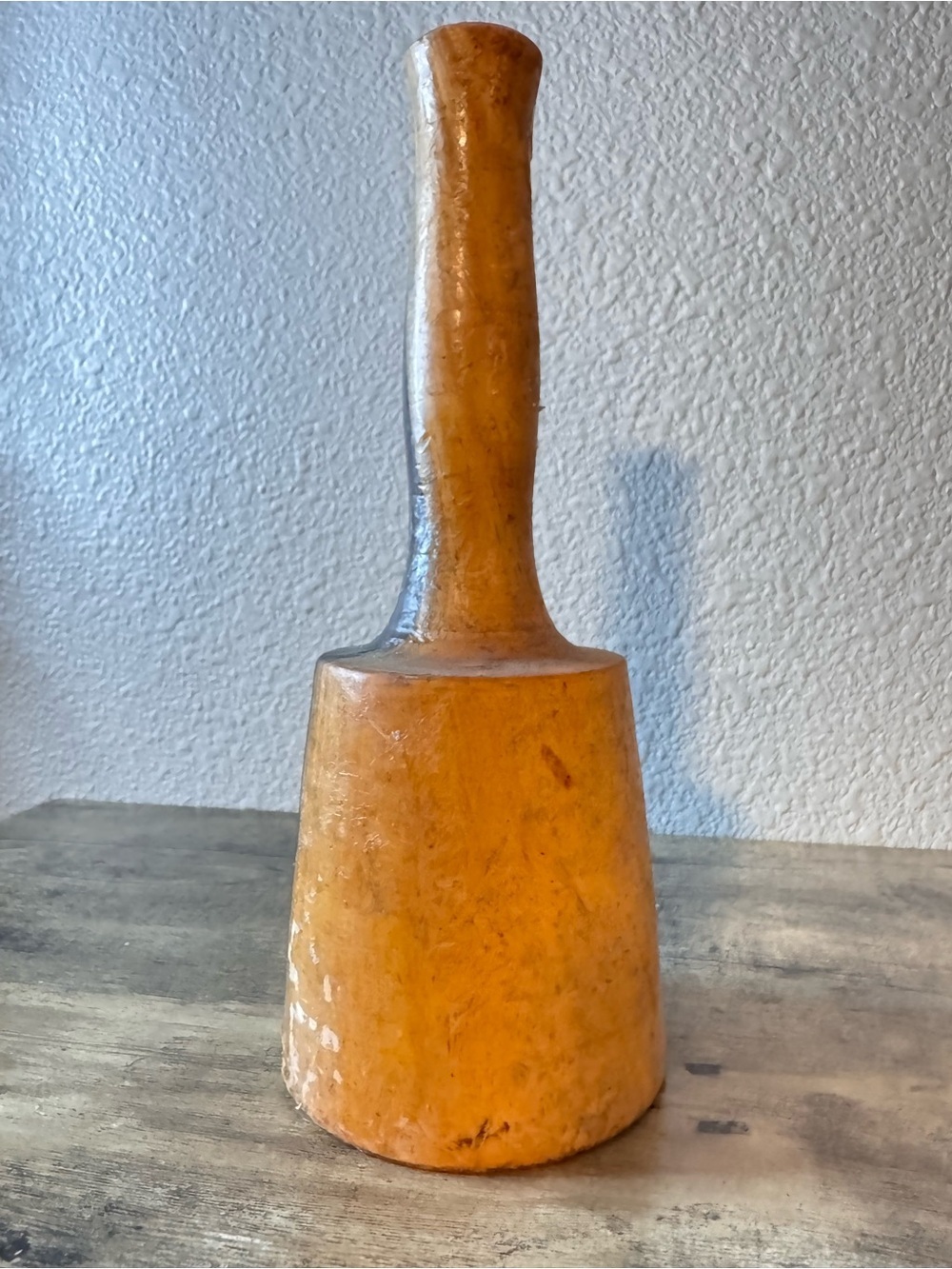 Vintage Turned Wooden Butter Paddle / Butter Print Mold - Picture 6 of 12